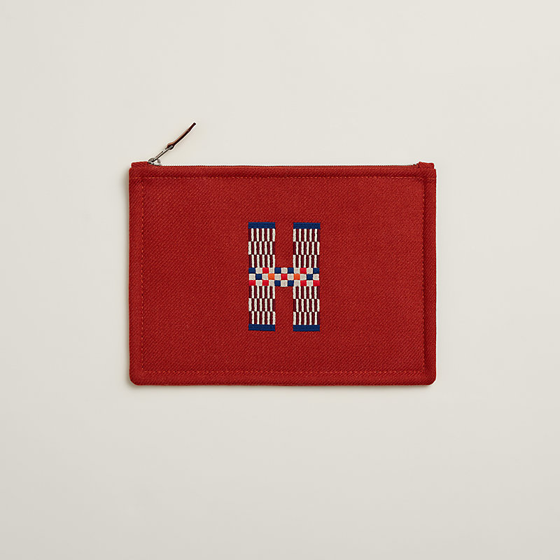 ☆４色展開☆【Hermes】Flat H Natte case ポーチ L Flat H Natte case, small model | Hermès USA